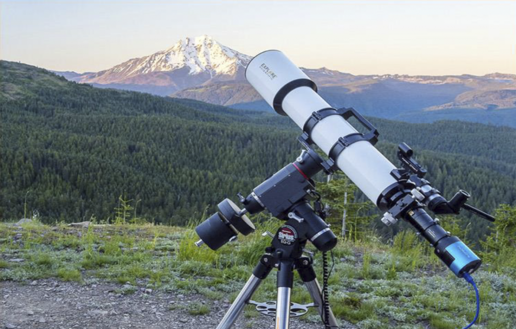 Picture of a telescope.